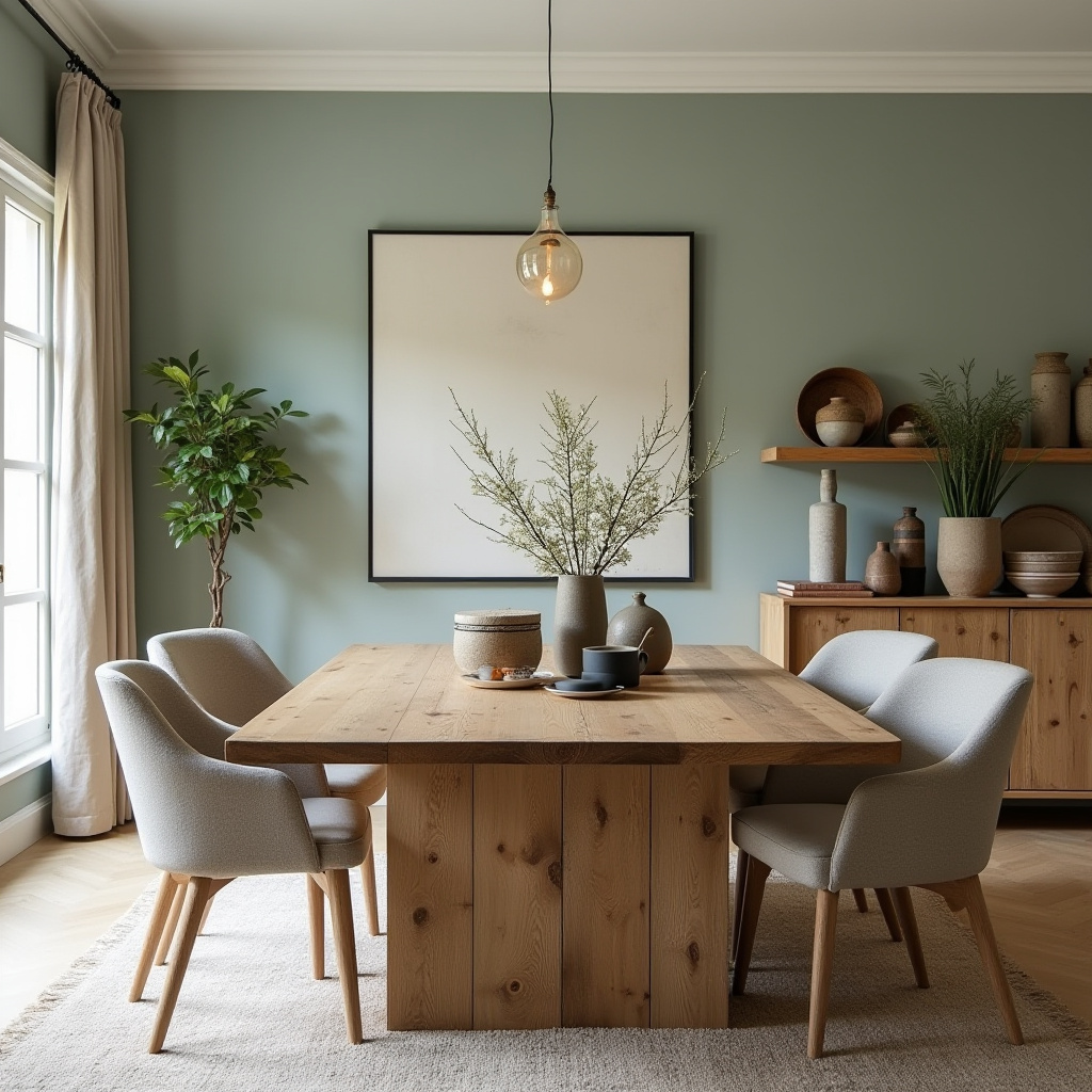 Modern Rustic Dining Room Ideas 17