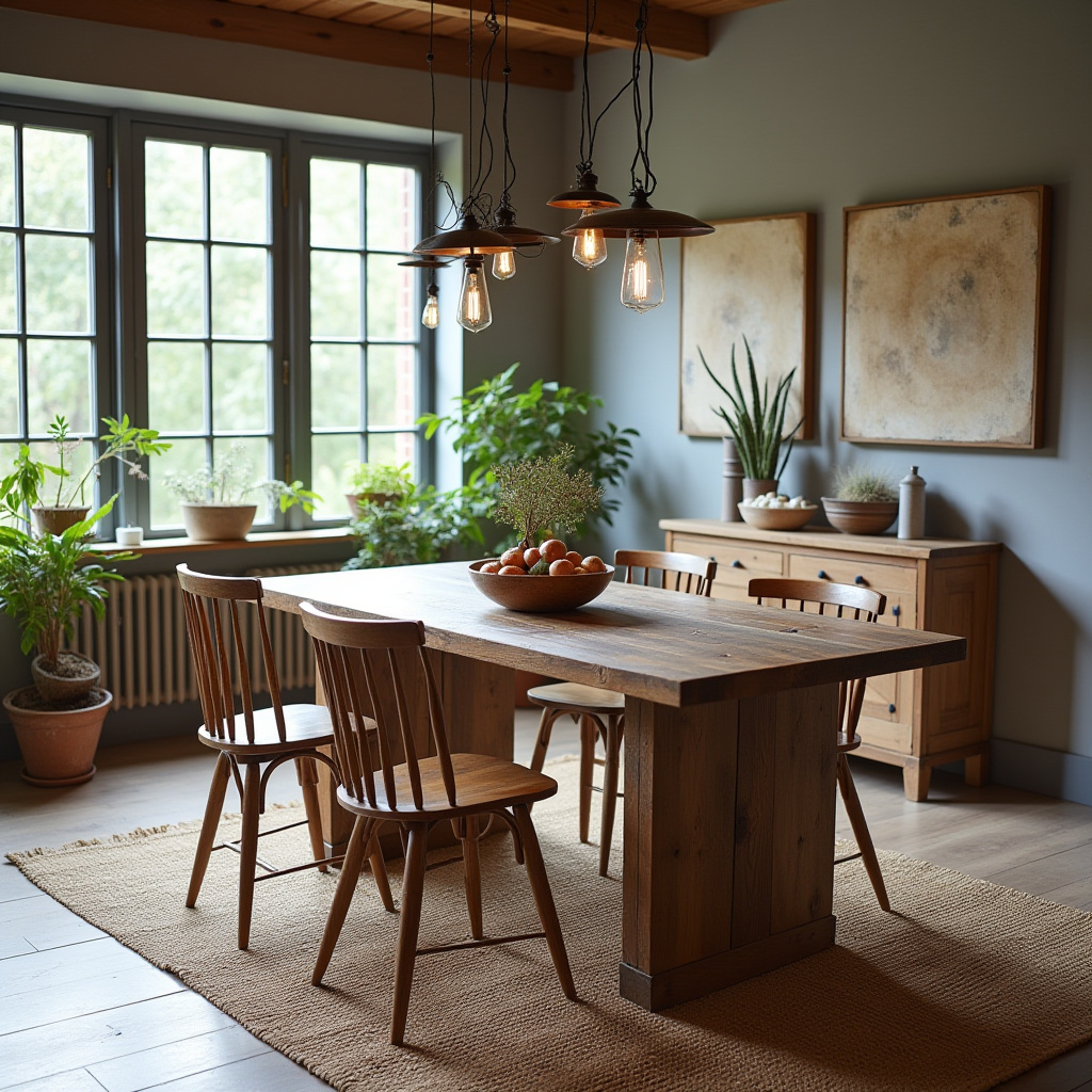 Modern Rustic Dining Room Ideas 21