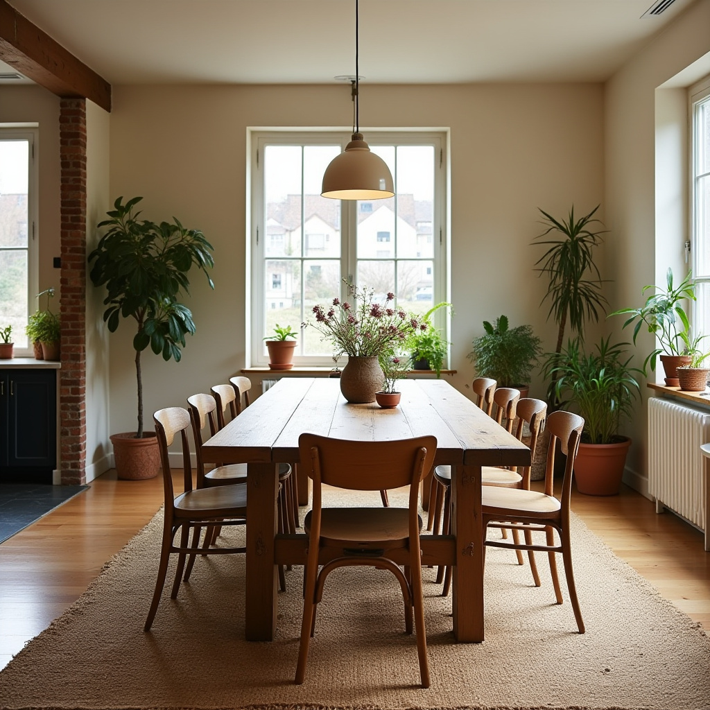 Modern Rustic Dining Room Ideas 24