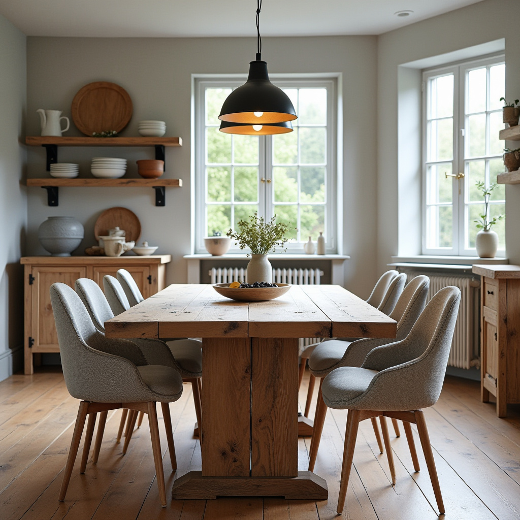 Modern Rustic Dining Room Ideas 26