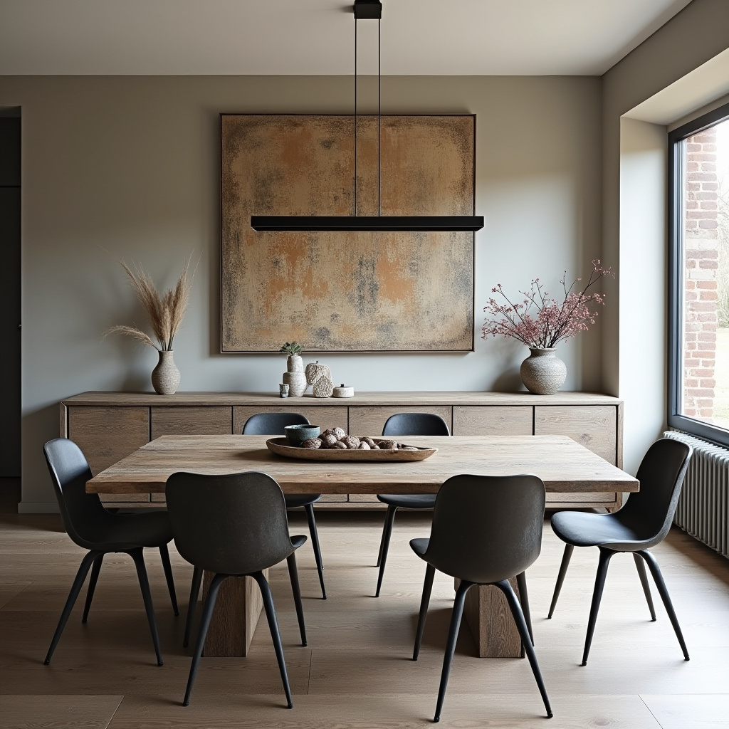 Modern Rustic Dining Room Ideas 27