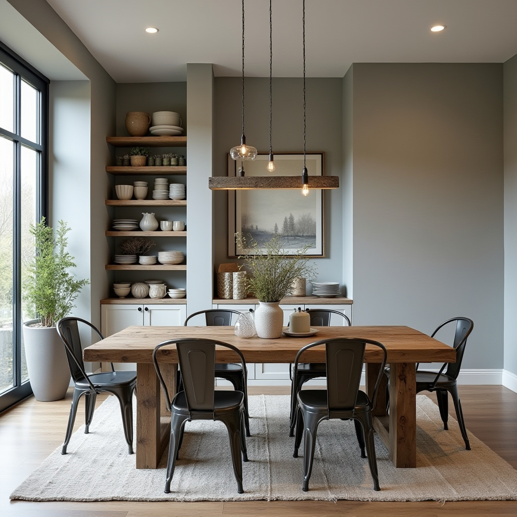 Modern Rustic Dining Room Ideas 5