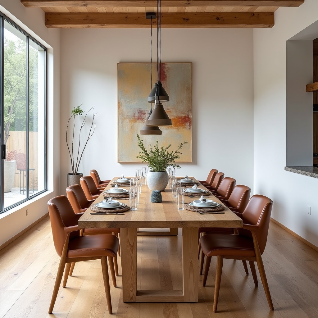 Modern Rustic Dining Room Ideas 9