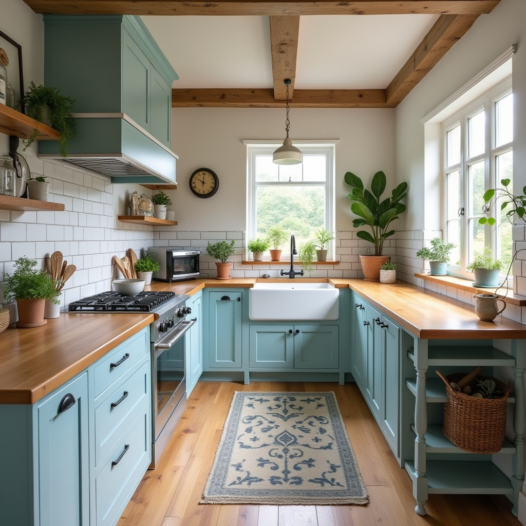 Modern Rustic Kitchen Cabinets 17