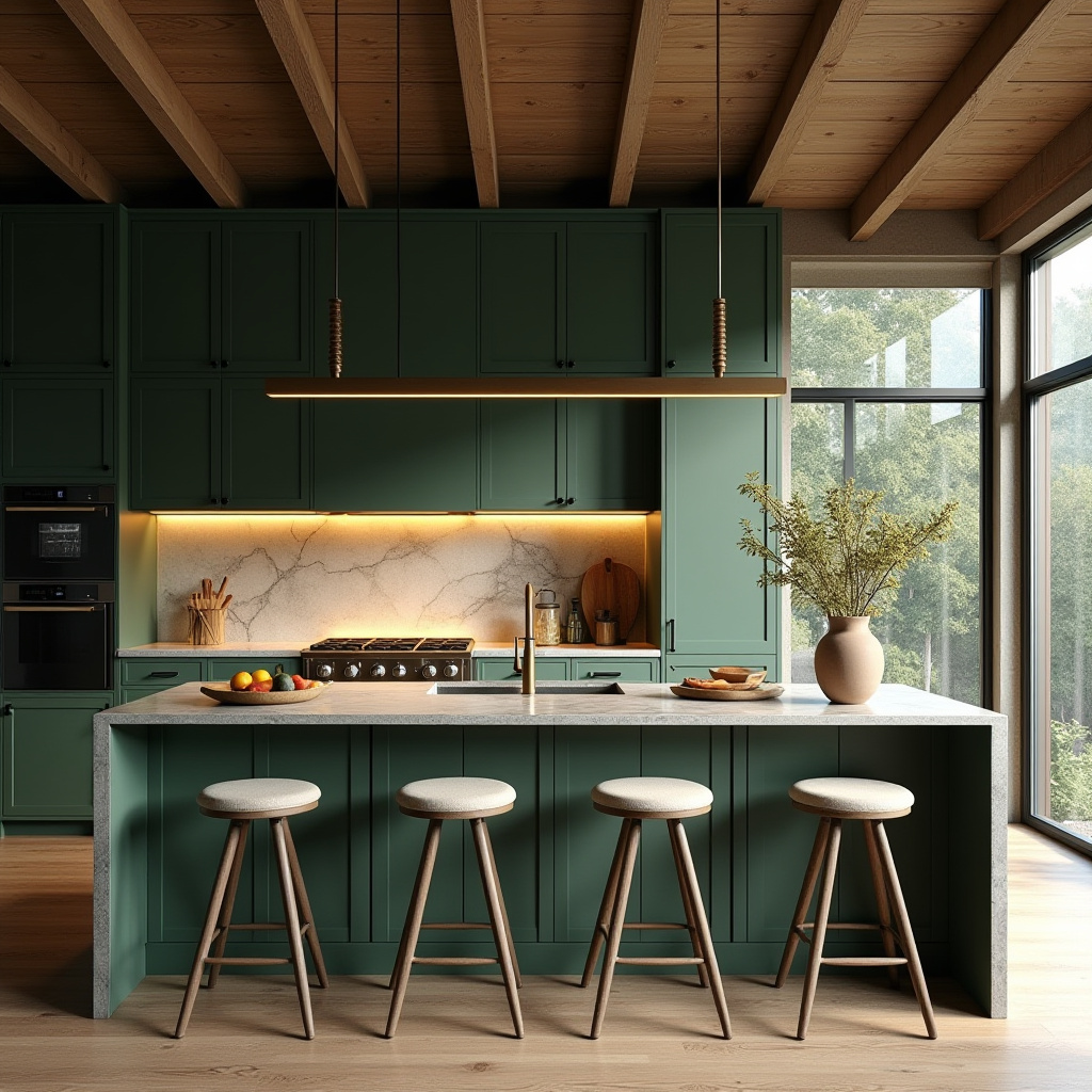 Modern Rustic Kitchen Cabinets 18