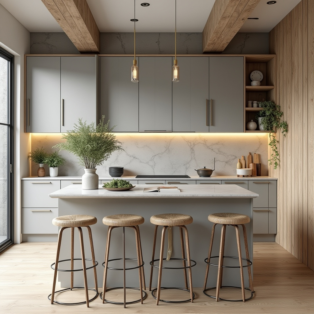 Modern Rustic Kitchen Cabinets 21