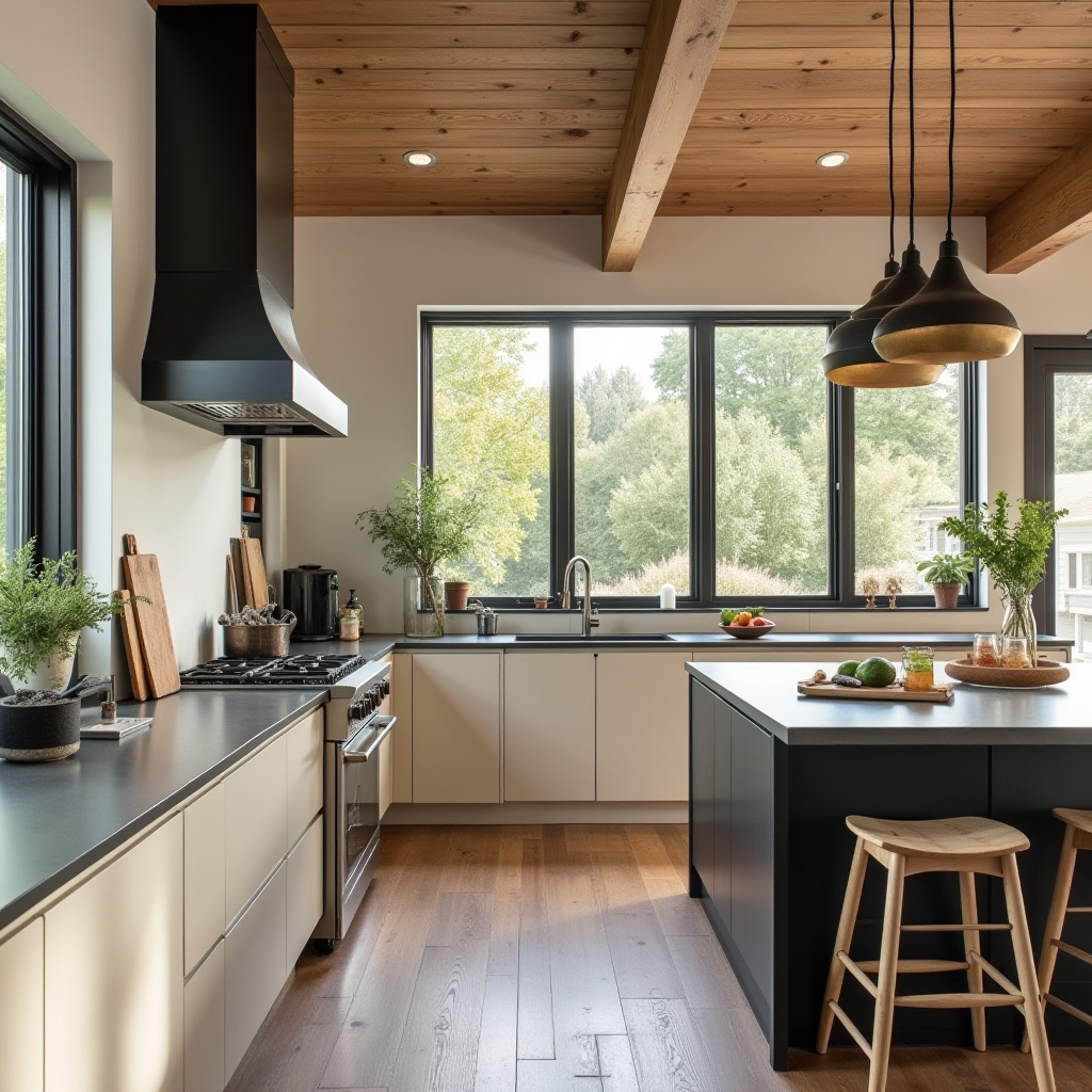 Modern Rustic Kitchen Cabinets 23