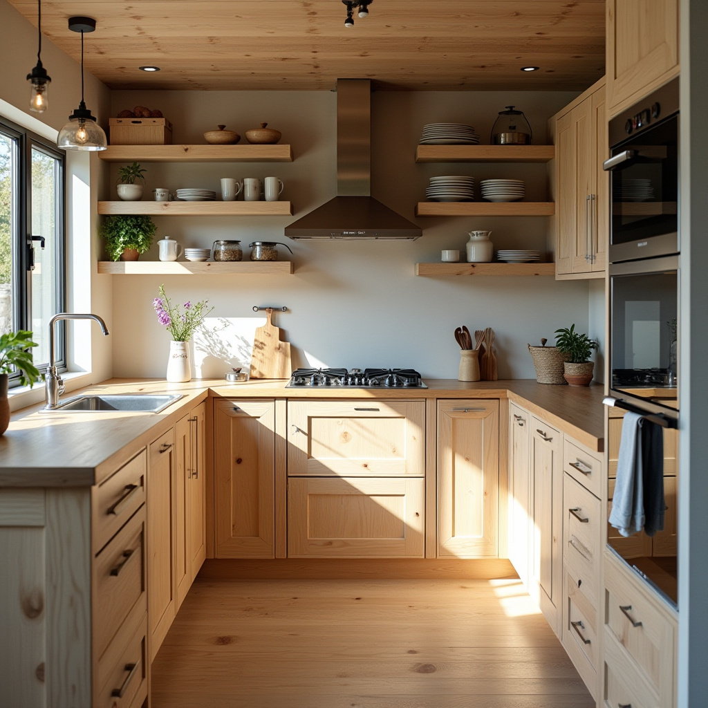 Modern Rustic Kitchen Cabinets 24