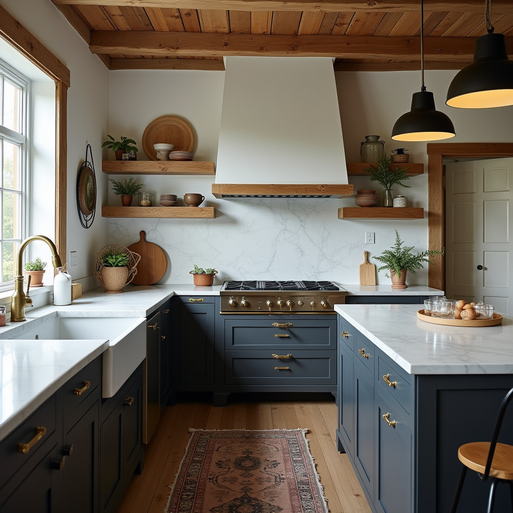 Modern Rustic Kitchen Cabinets 25