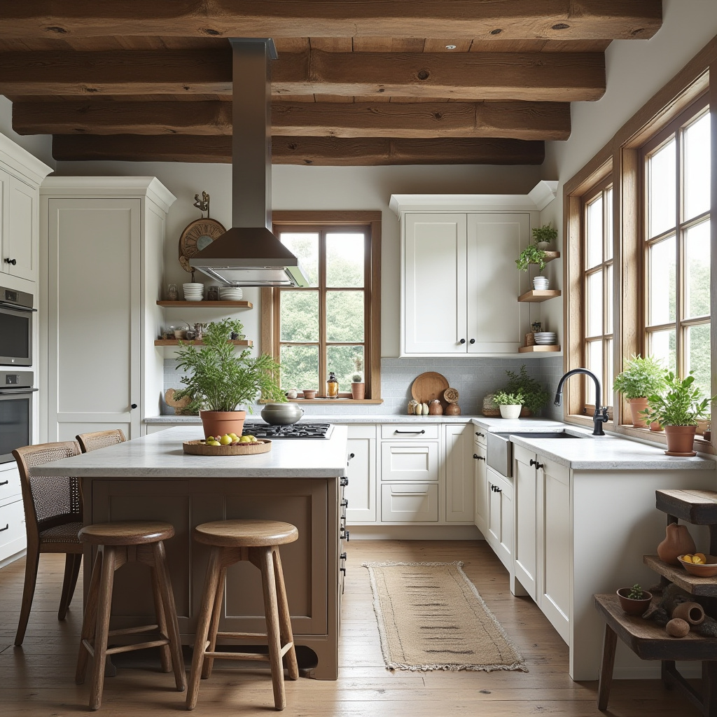 Modern Rustic Kitchen Cabinets 29