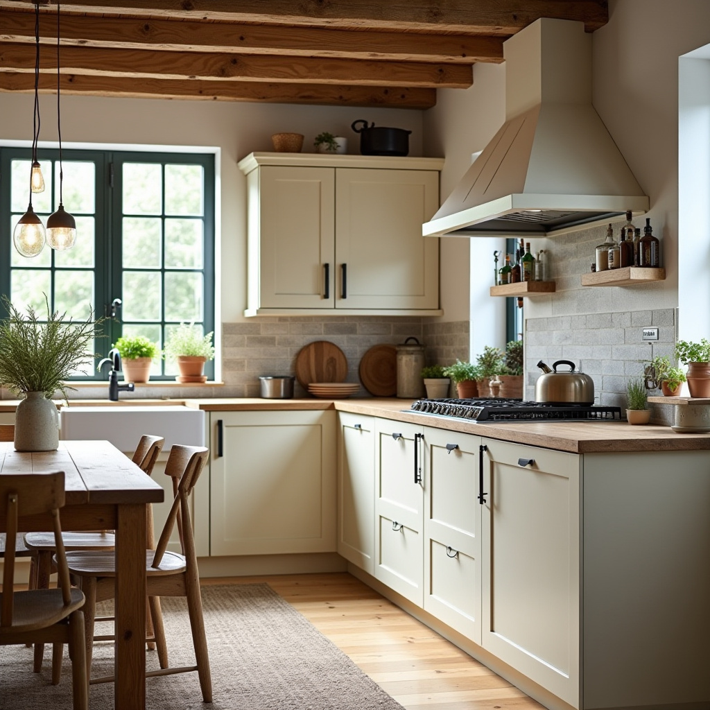 Modern Rustic Kitchen Cabinets 8