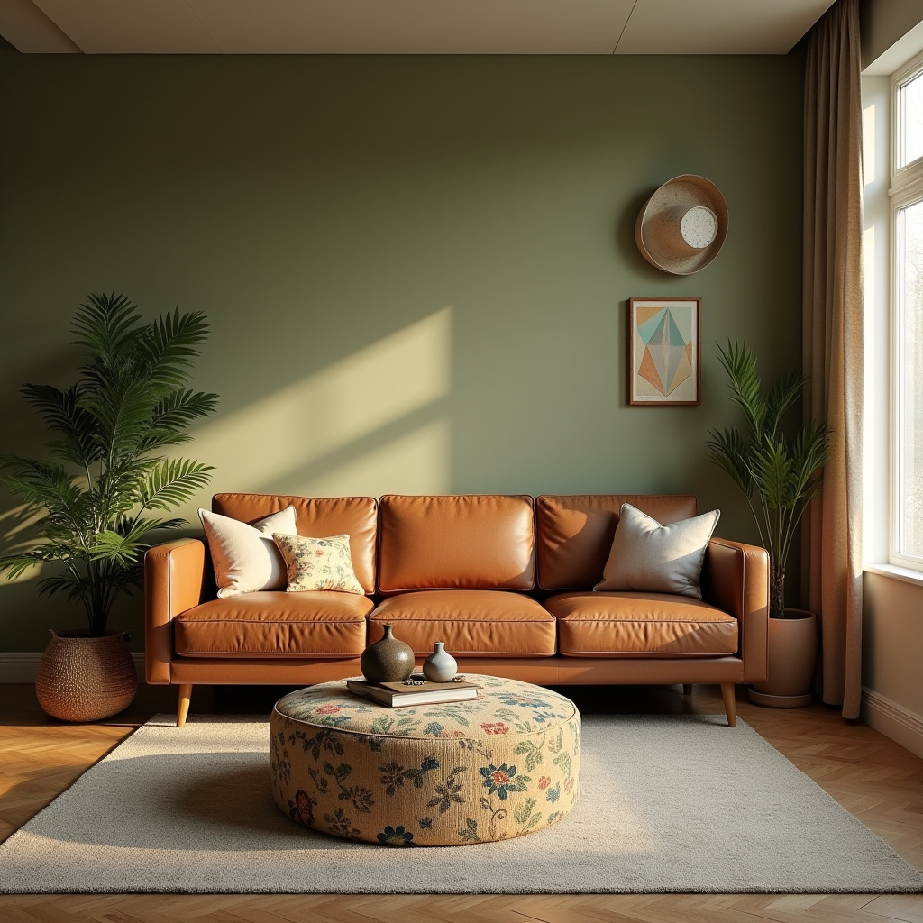 Modern Vintage Living Room 12