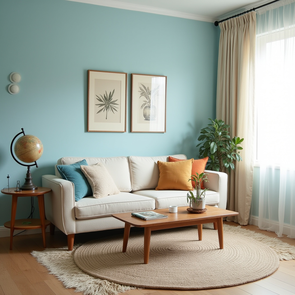 Modern Vintage Living Room 14