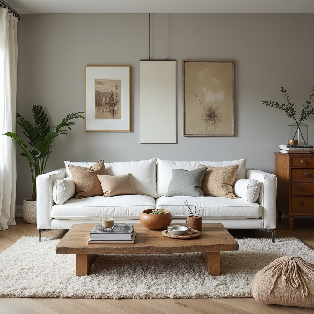 Modern Vintage Living Room 15