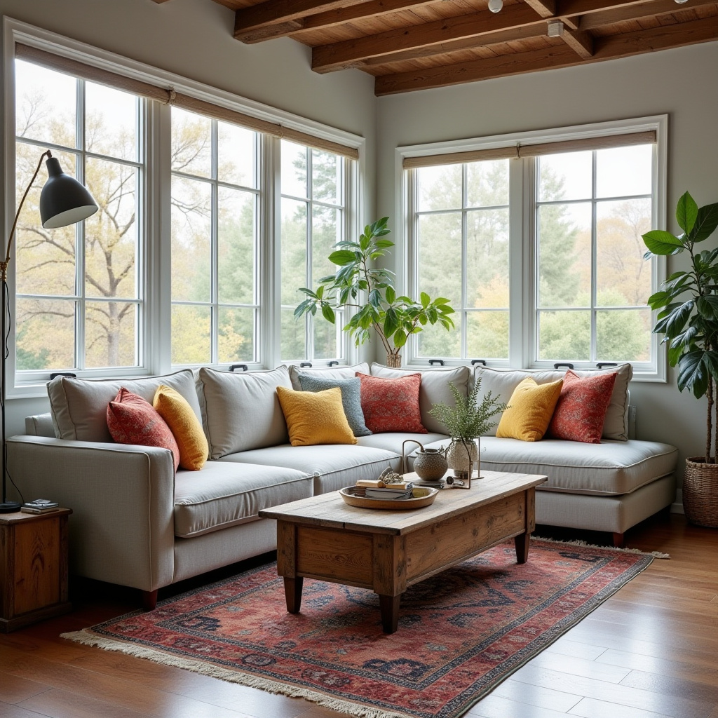 Modern Vintage Living Room 19