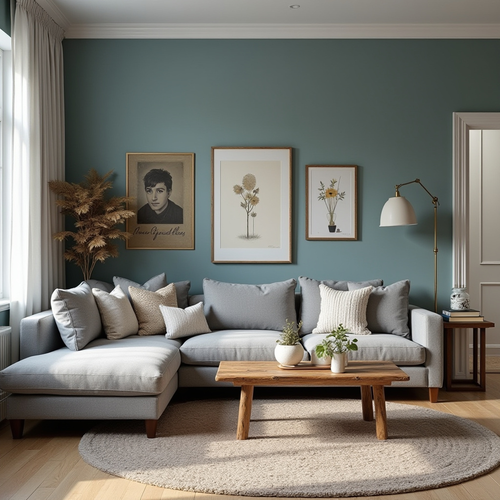 Modern Vintage Living Room 26