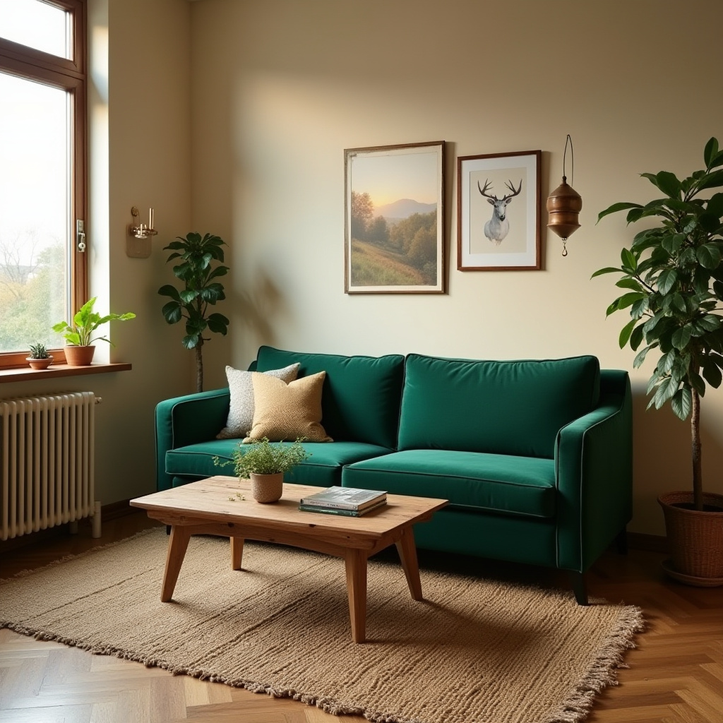 Modern Vintage Living Room 27