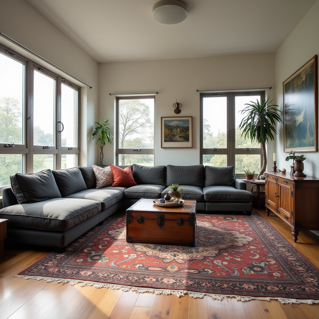 Modern Vintage Living Room 4