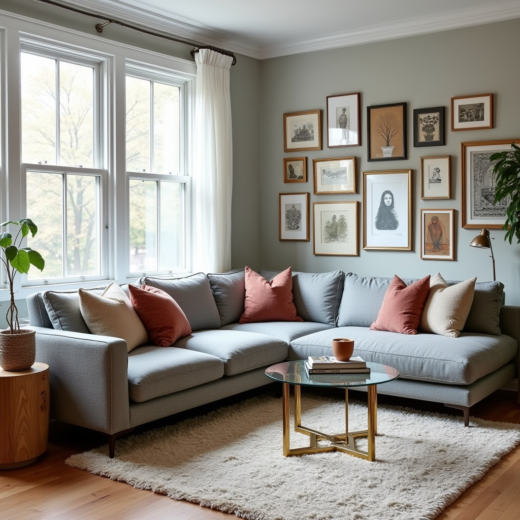 Modern Vintage Living Room 9