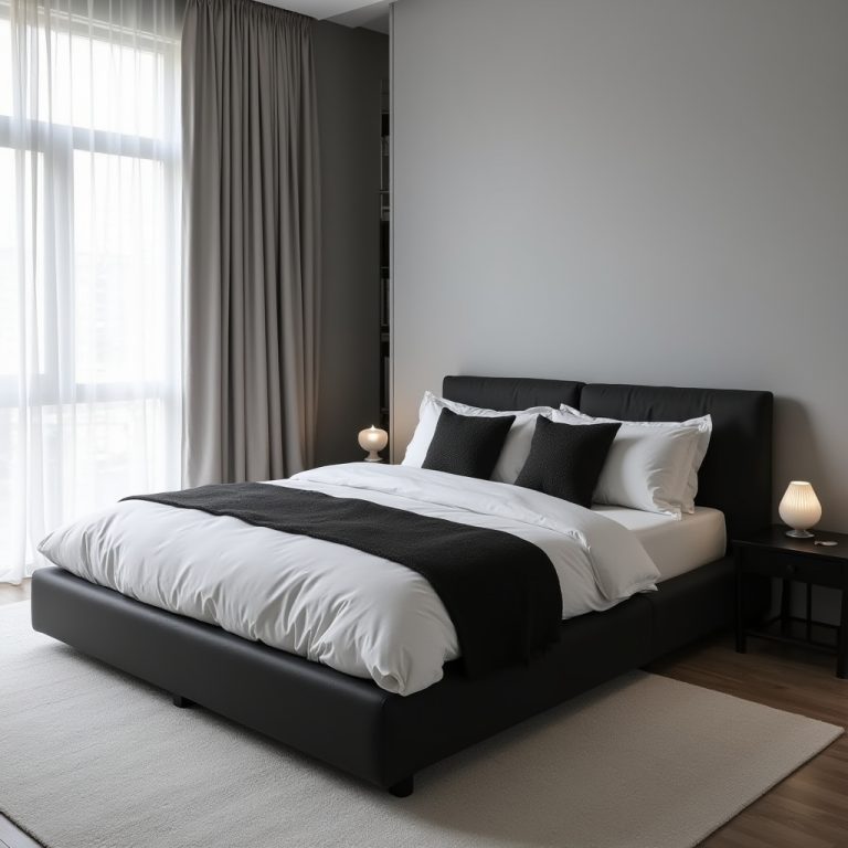 Monochrome Bedroom 1