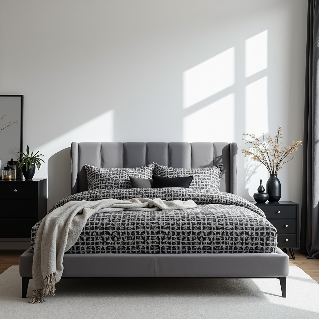 Monochrome Bedroom 21