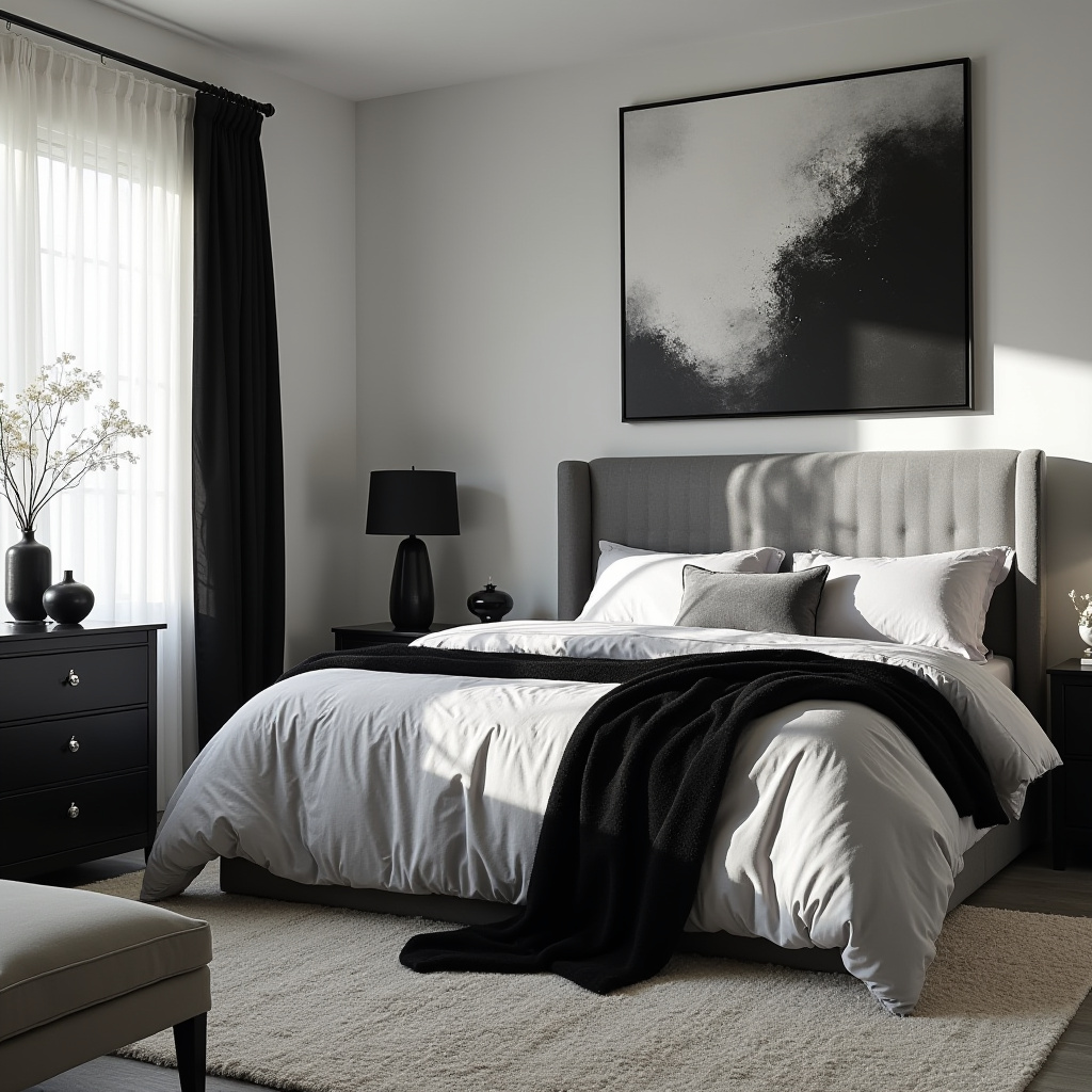 Monochrome Bedroom 5