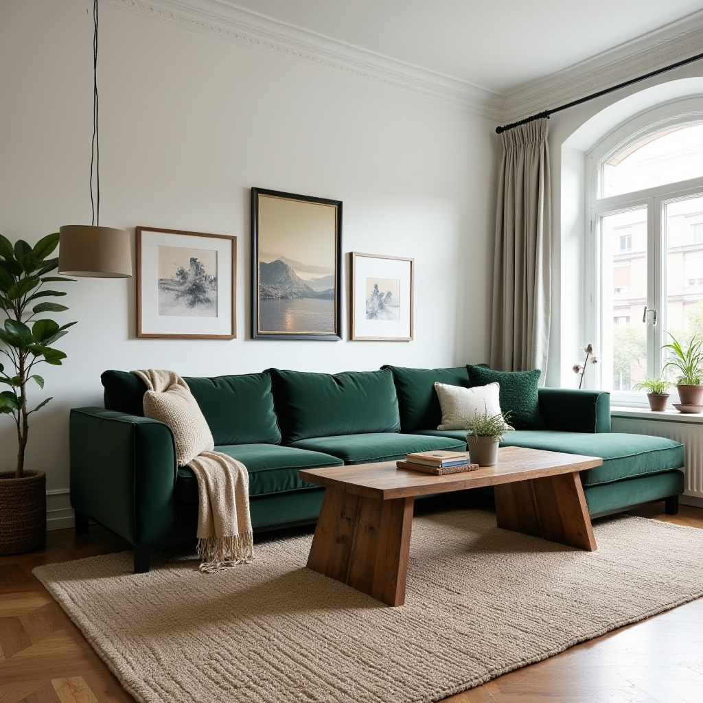 Moody Living Room White Walls 21