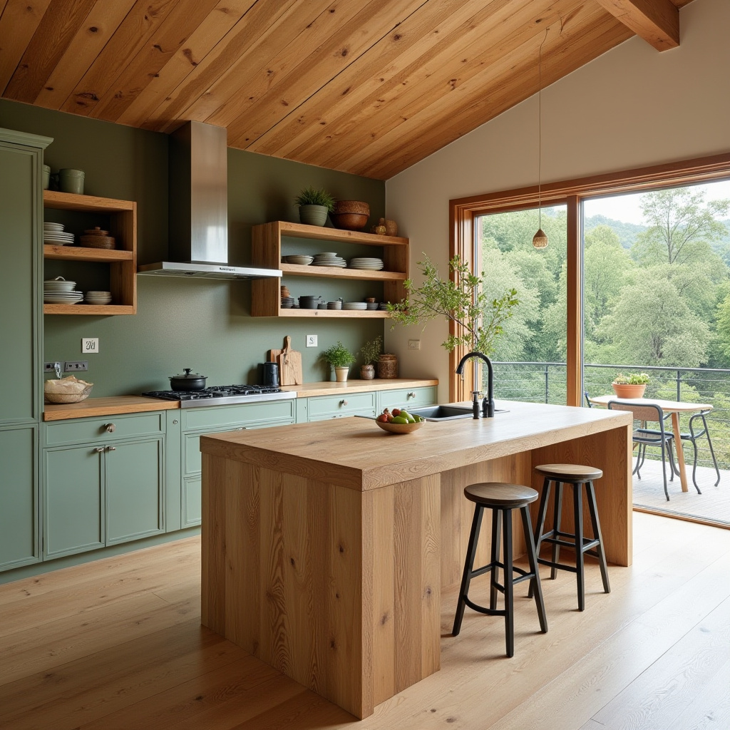 Natural Wood Kitchen 1