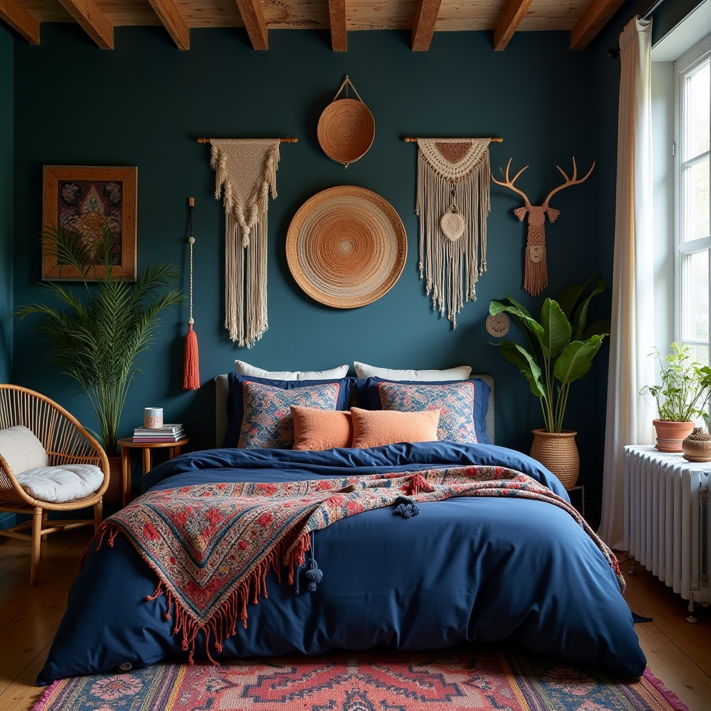 Navy Blue Bedroom Aesthetic 17