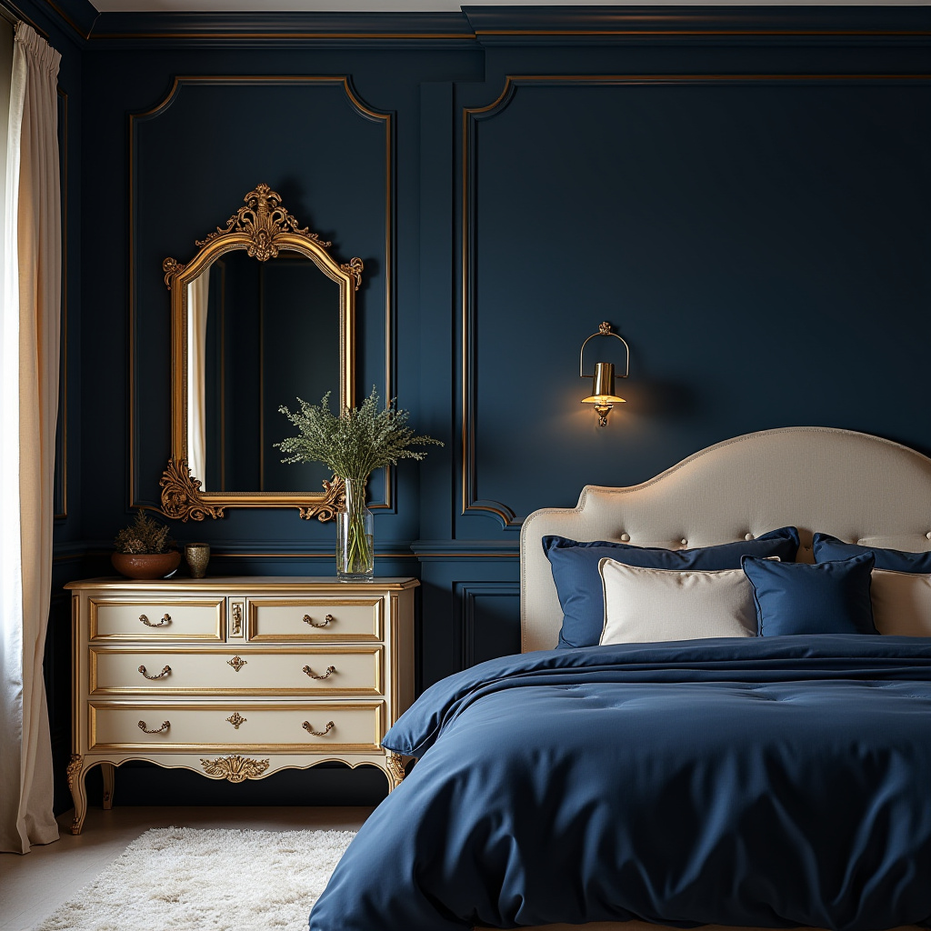 Navy Blue Bedroom Aesthetic 21