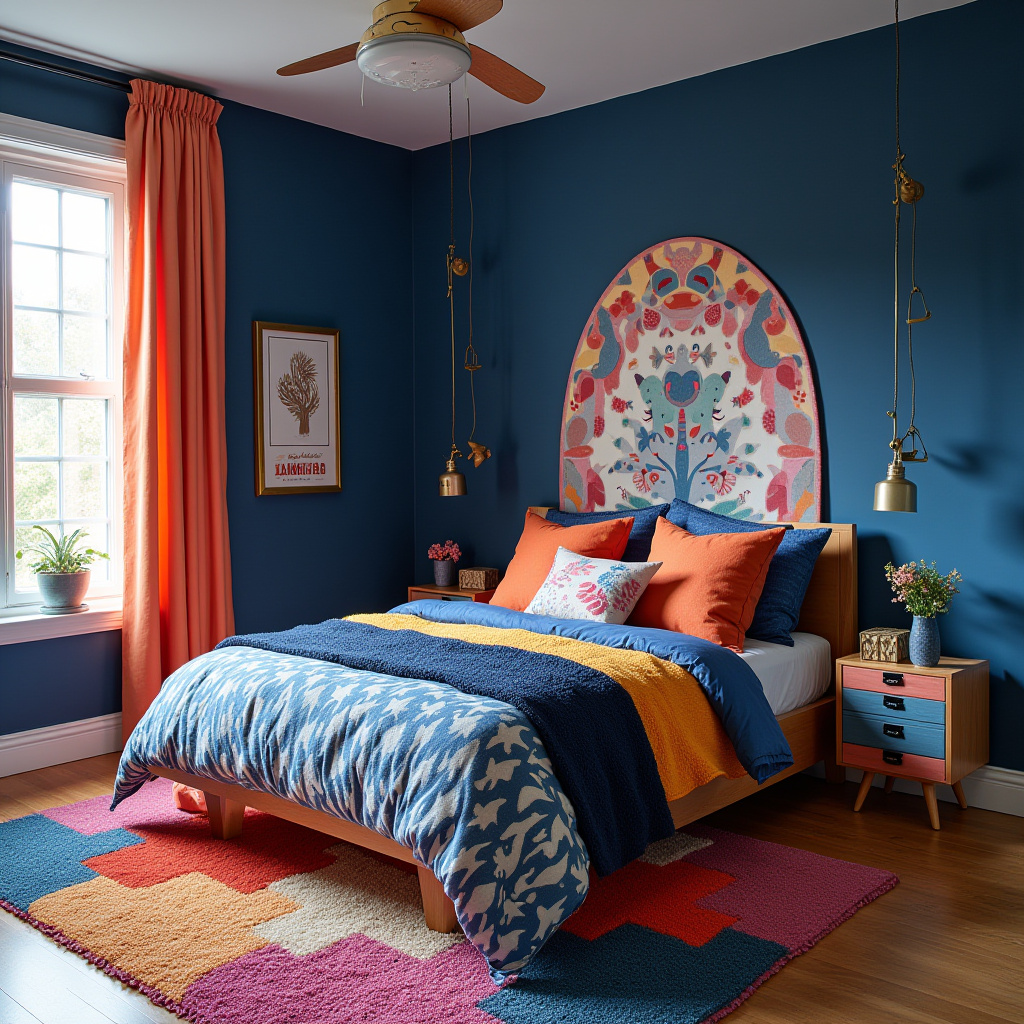 Navy Blue Bedroom Aesthetic 30