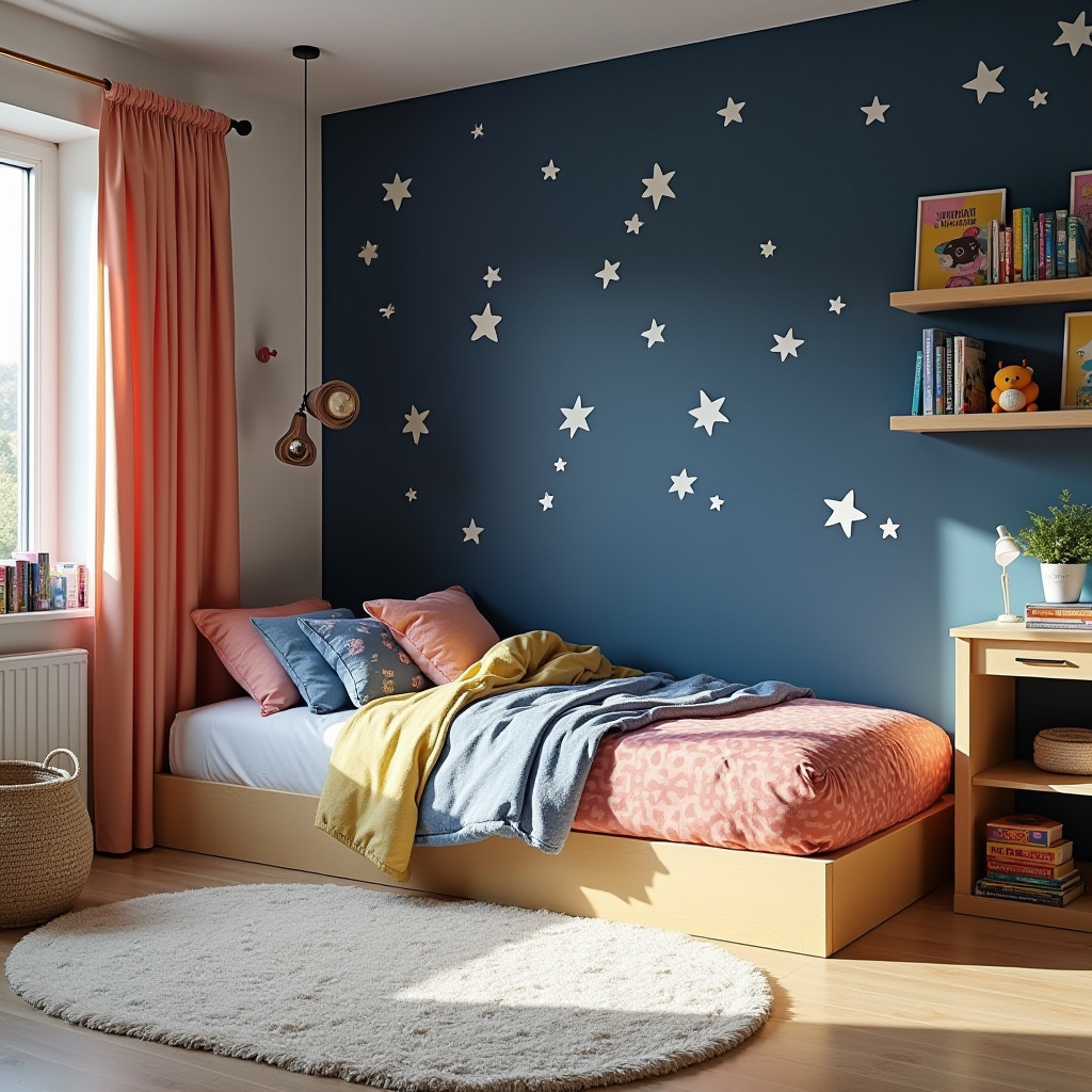 Navy Blue Bedroom Aesthetic 9