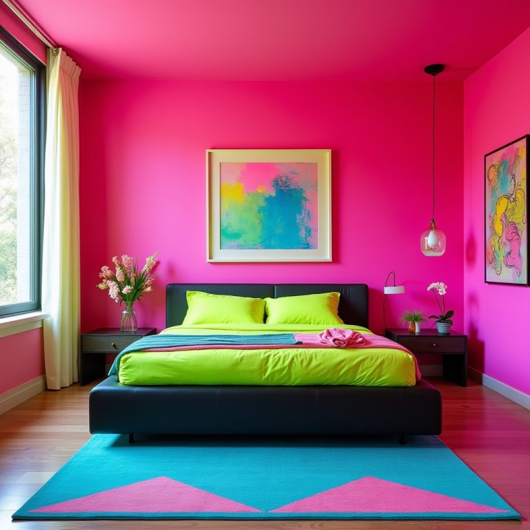 Neon Bedroom 1
