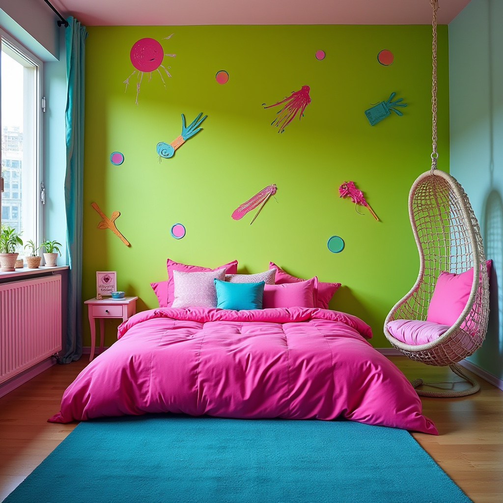 Neon Bedroom 10