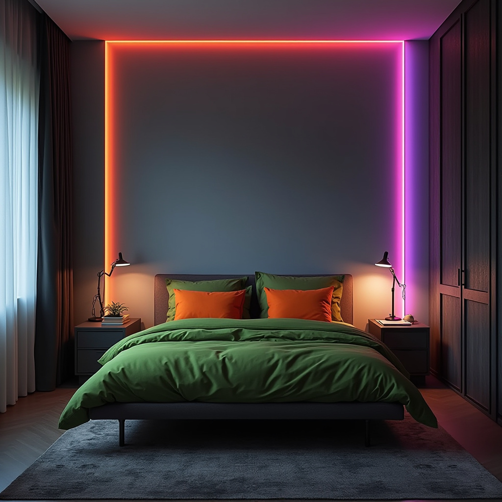 Neon Bedroom 13