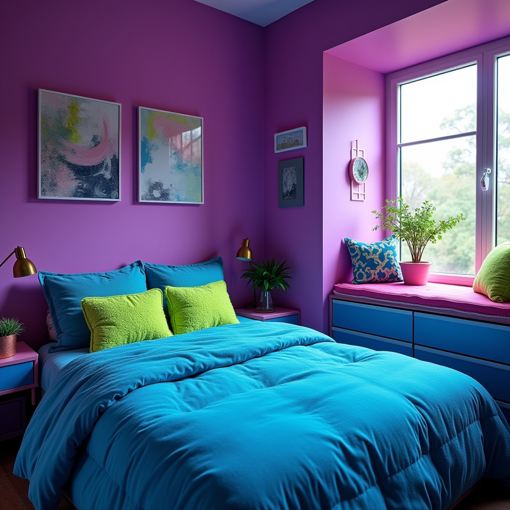 Neon Bedroom 16
