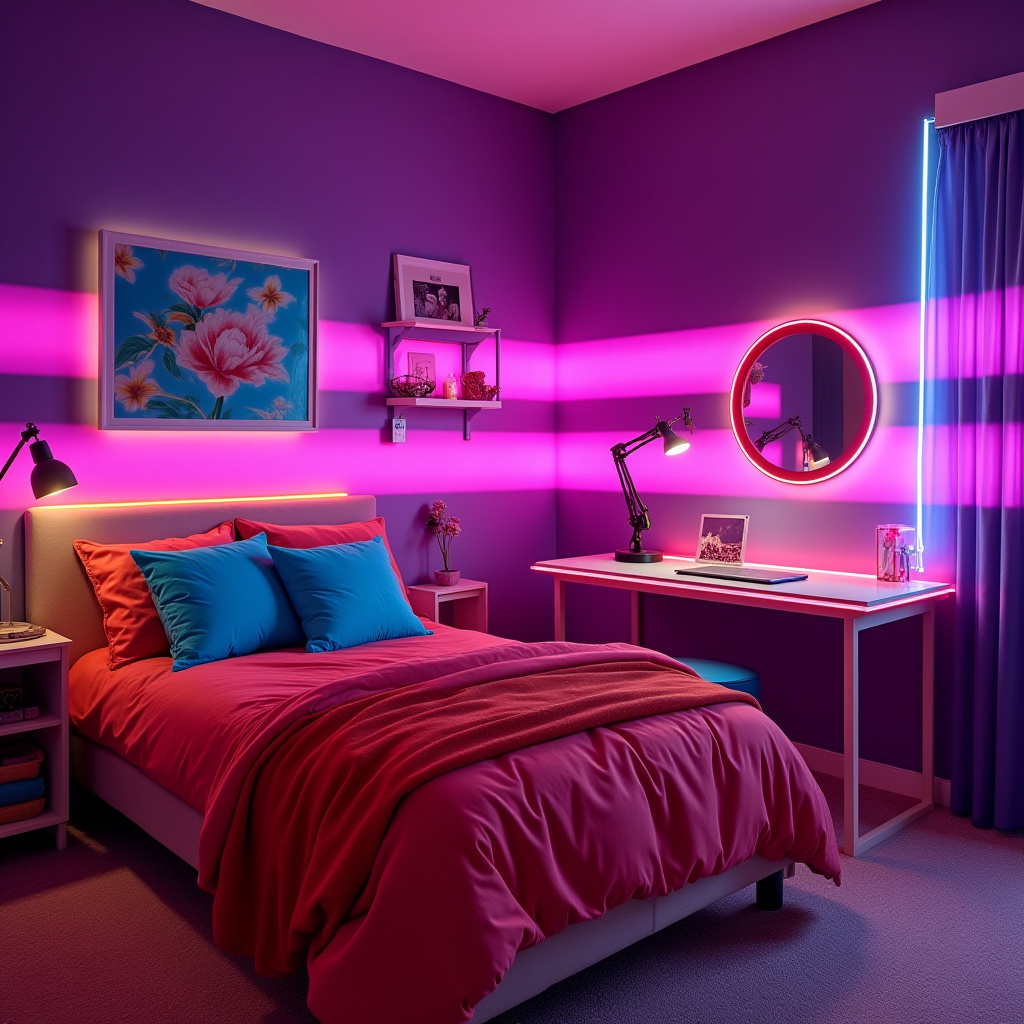 Neon Bedroom 23