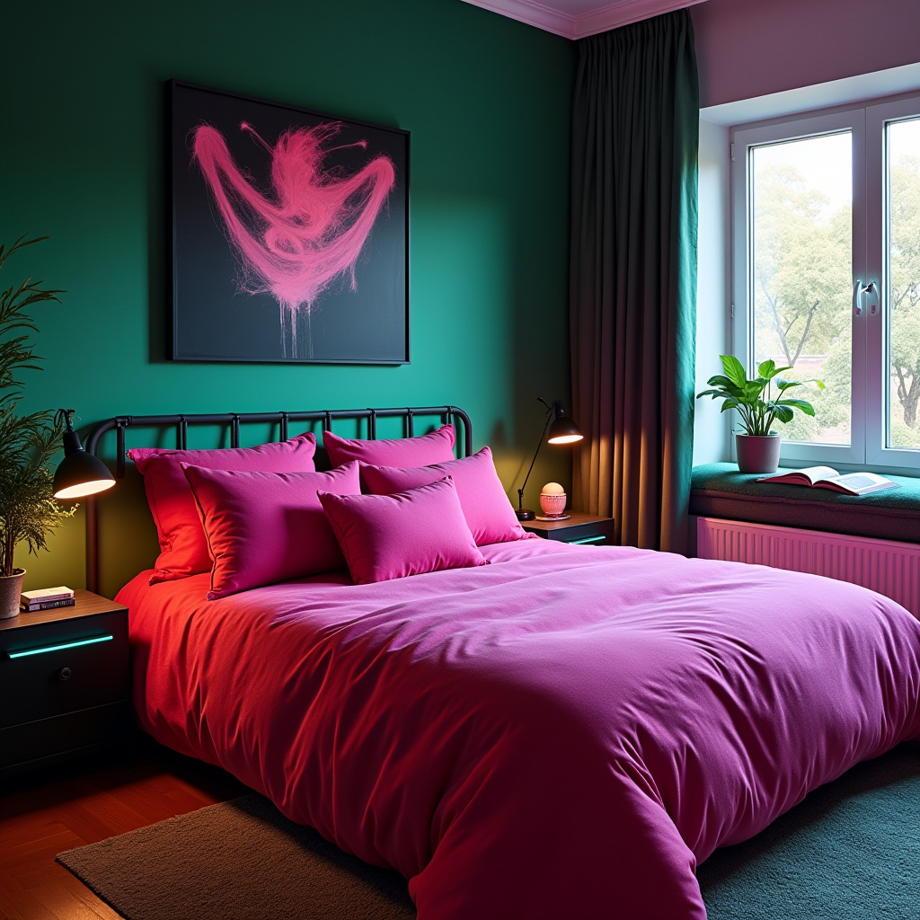 Neon Bedroom 24