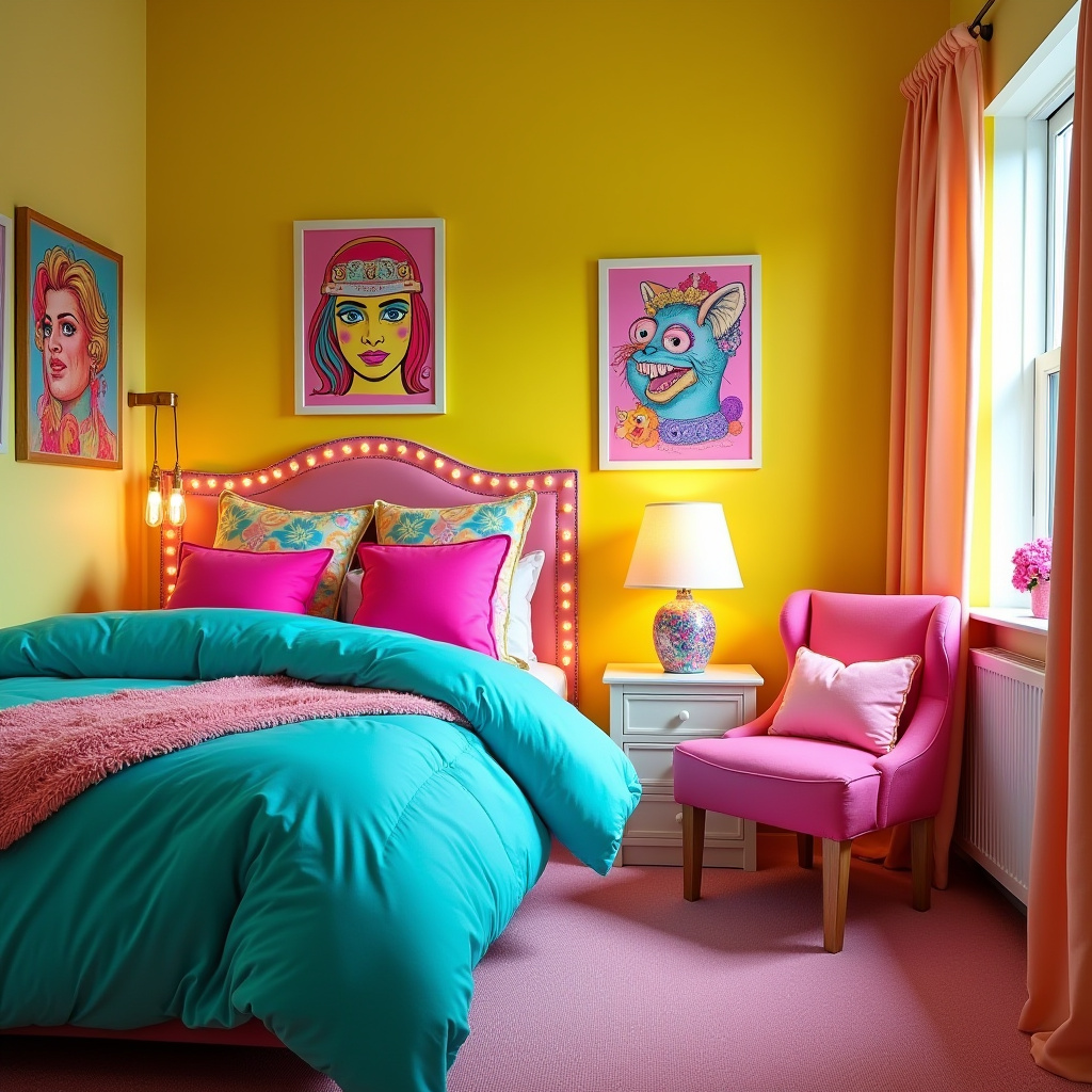 Neon Bedroom 26