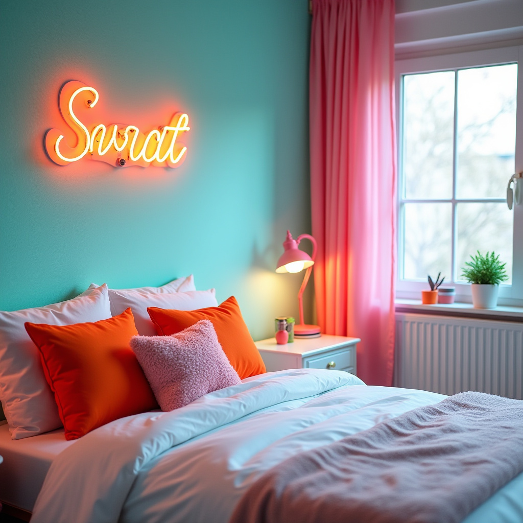 Neon Bedroom 28