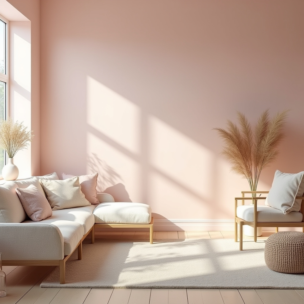Pink Living Room Walls 25