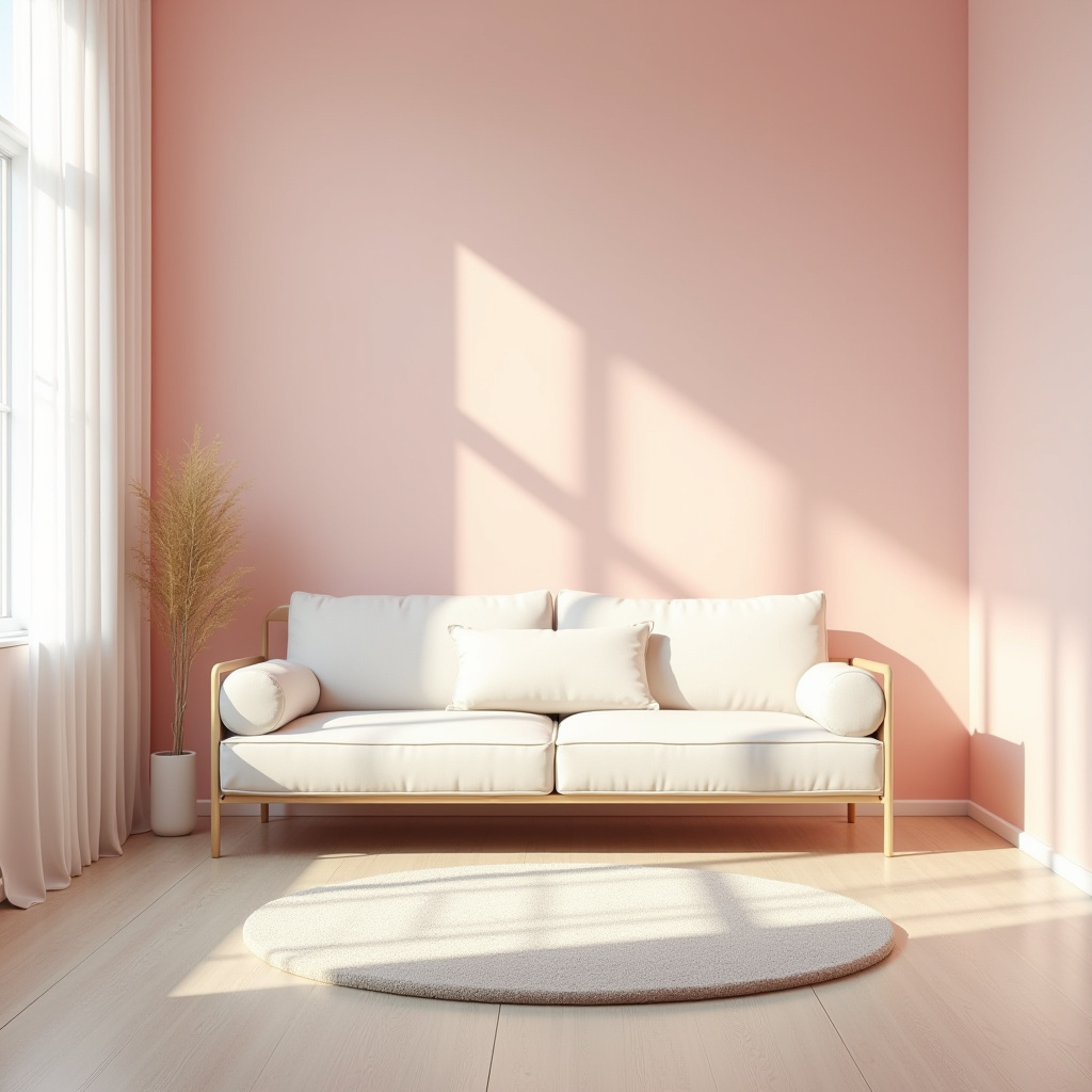 Pink Living Room Walls 27
