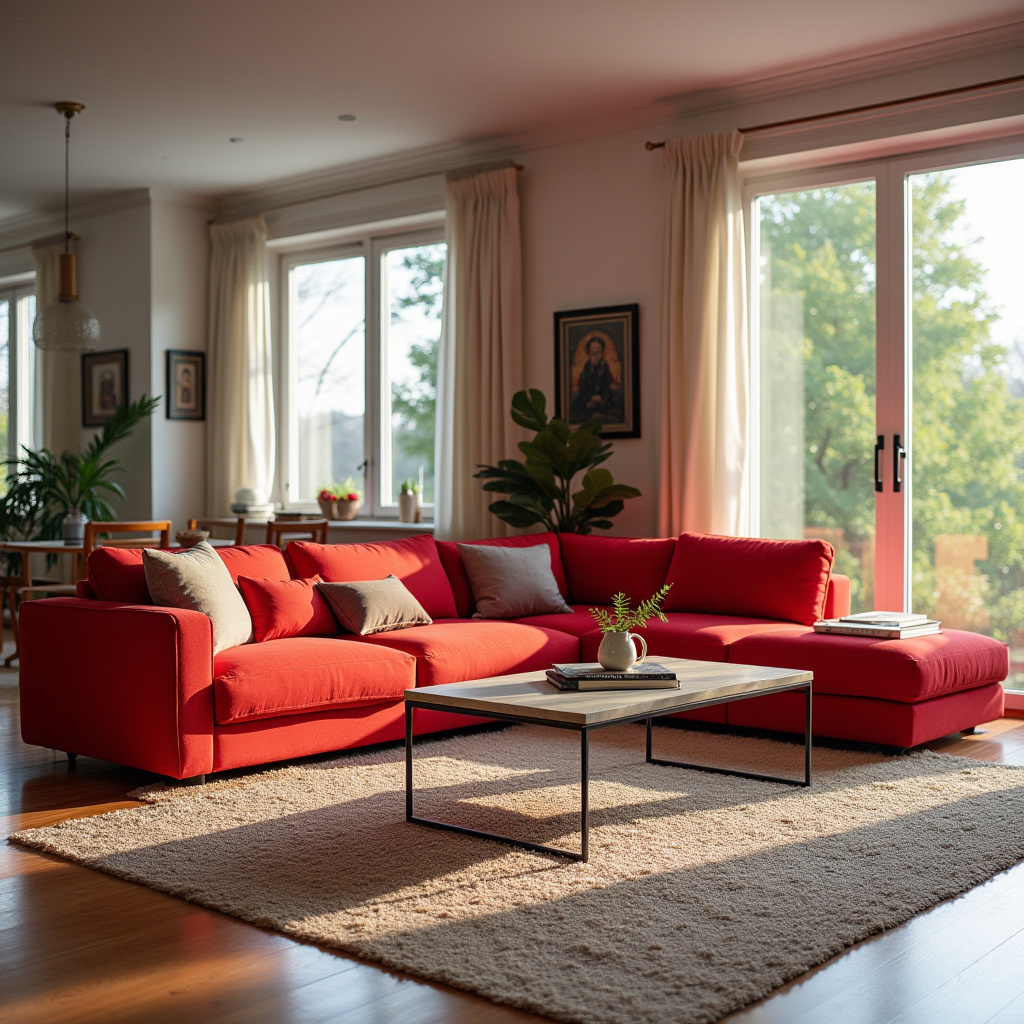 Red Living Room Decor 21