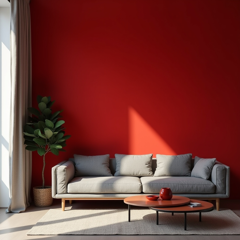 Red Living Room Decor 29