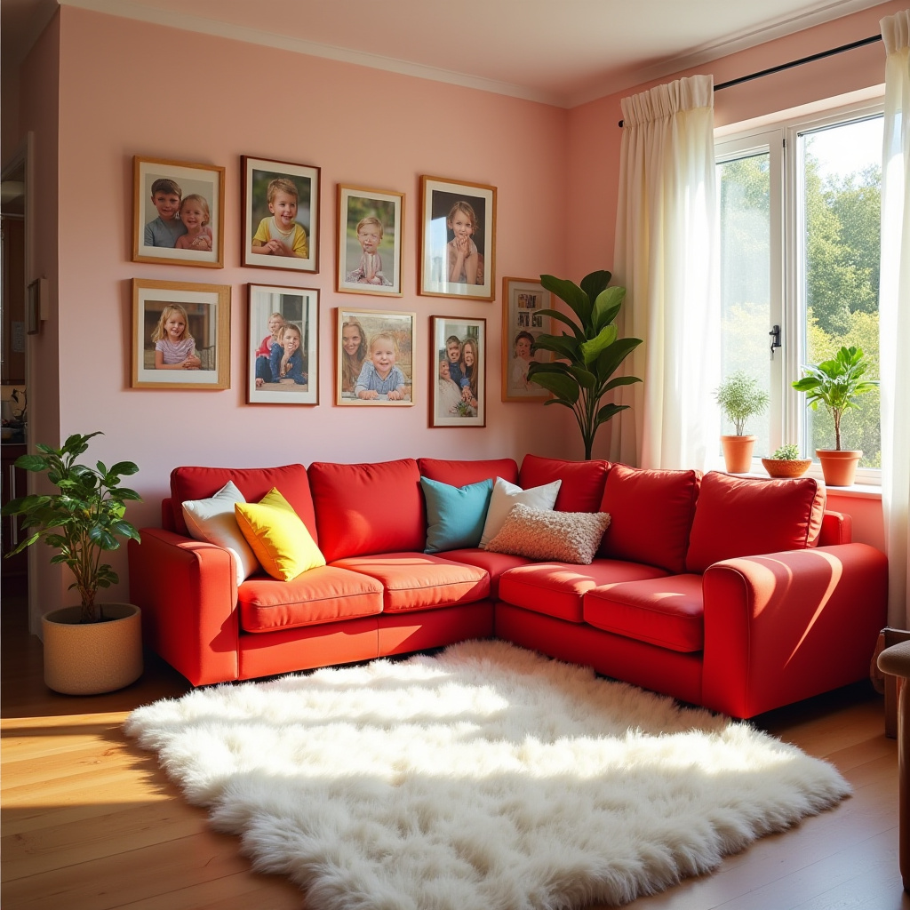 Red Living Room Decor 8