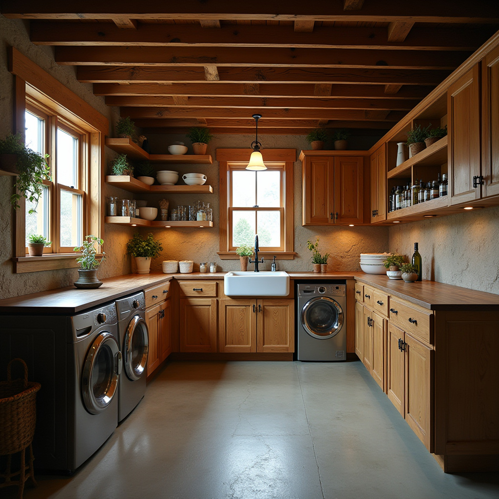 Rustic Basement Ideas 20