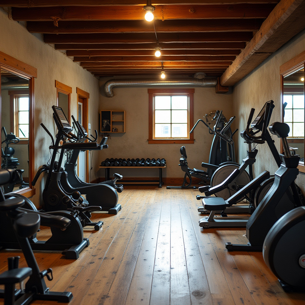 Rustic Basement Ideas 24