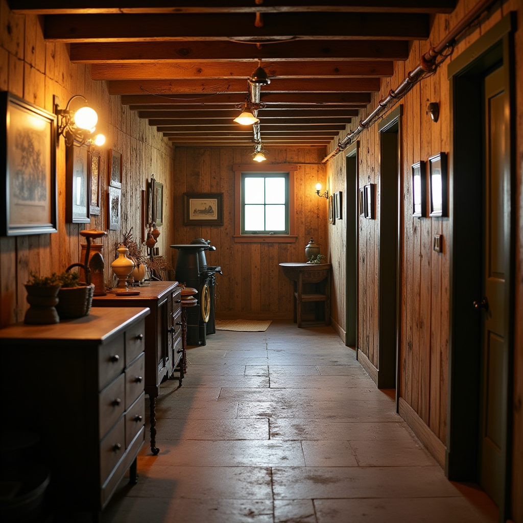 Rustic Basement Ideas 27