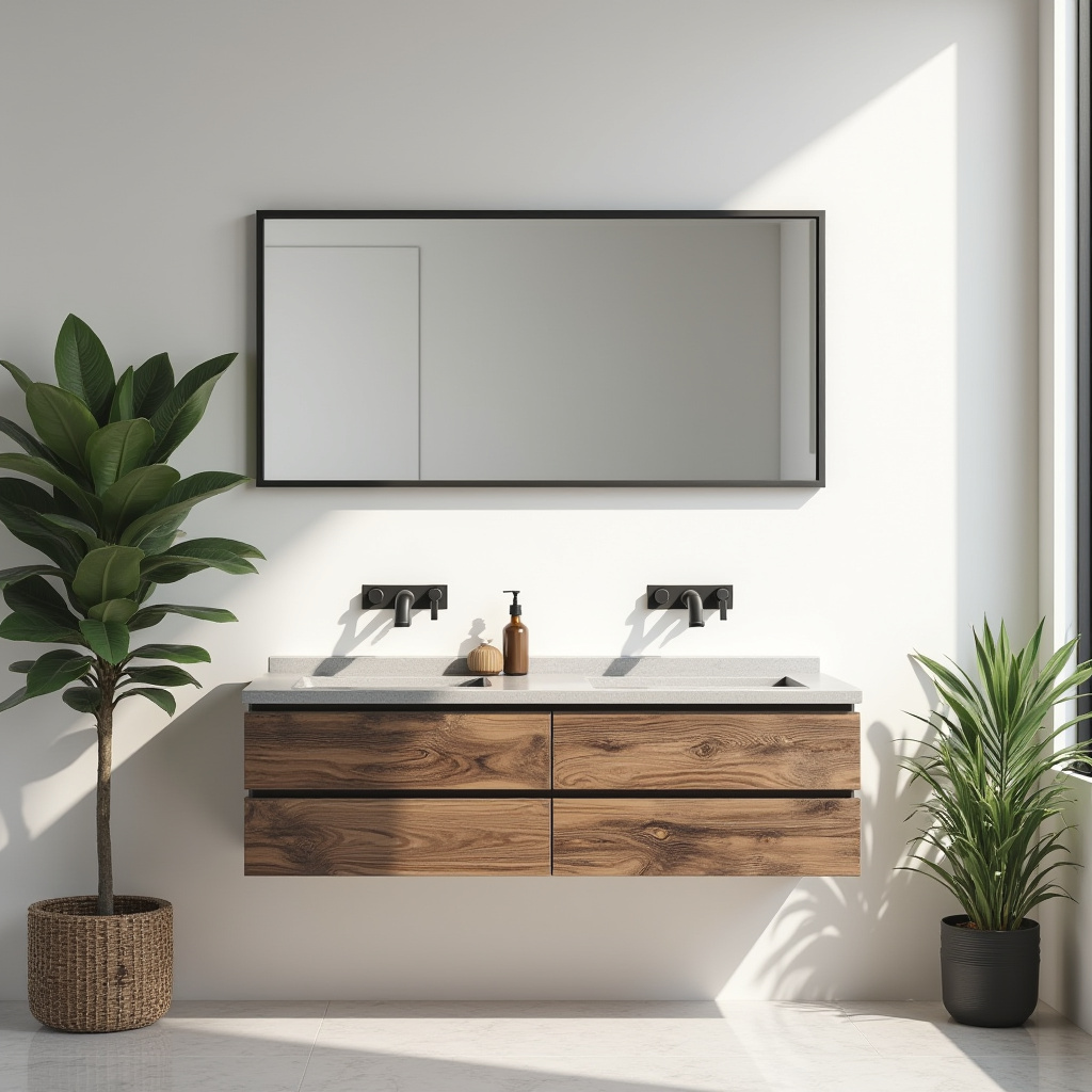 Rustic Bathroom Cabinet 4