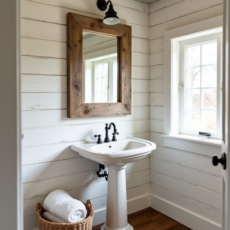 Rustic Bathroom Mirrors 1